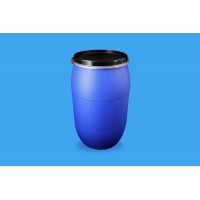 120 LITRE OPEN TOP BLUE POLYDRUM